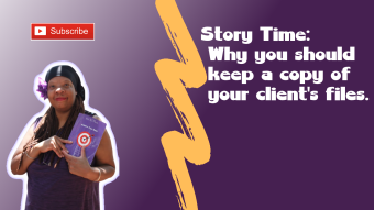 Story Time-Keep A Copy Of Your Client’s Work Backed Up