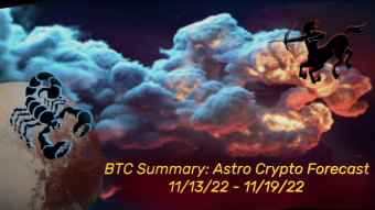 Astro Crypto: Bitcoin Summary Forecast Analysis using Astrology 11/13/22 - 11/19/22