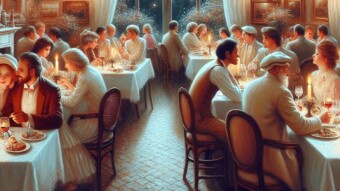 lavish dinner