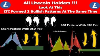 All Litecoin Holders !!! Look At This LTC Formed 2 Bullish Patterns At The Same Time