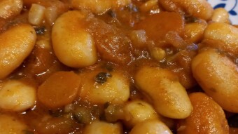 Foodbook #803 baked giant beans
