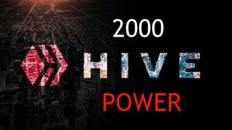 I Have Reached 2000 Hive Power