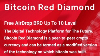 🔥 AIRDROP BITCOINREDDIAMON GET 1 TOKEN BRD ($ 1) - 10-FLOOR REF PROGRAM 🔥