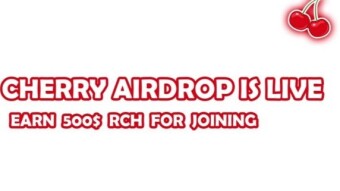 Free 500 RCH ($500) - Red Cherry Airdrop