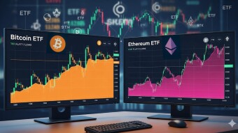 Ethereum ETF Flows Keep Closing the Gap With Bitcoin
