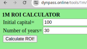 A simple way to estimate when you become a millionaire (Part 1)