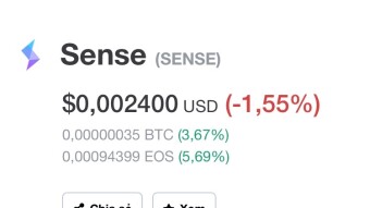 🎉 [SENSE] Sign up for a whitelist to get users to receive SENSE tokens listed Coinmarketcap, Latoken 🎉