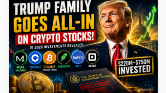 Trump Family Goes All-In on Crypto Stocks — MARA, Coinbase and Strategy Lead the Bet