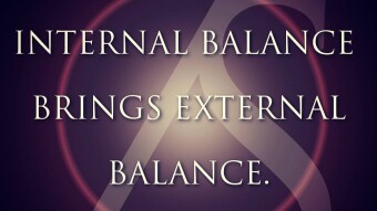 Internal Balance Brings External Balance