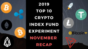 EXPERIMENT - Tracking Top 10 Cryptos of 2019 - Month Twenty-Three - UP +143%