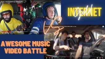 Awesome Music Video Battle: "Car Music" -- Imagine Dragons - Believer (Remake) VS OK Go - Needing/Getting