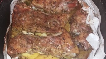 Foodbook #522 lamb with potatoes