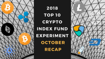 EXPERIMENT - Tracking Top 10 Cryptos of 2018 - Month Thirty-Four - Down -74%