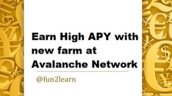 New Yielding Farming On Avalanche Network