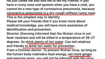 How to prevent or cure Corona