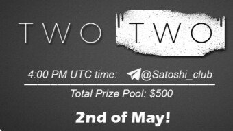 Join the AMA of Satoshi Club x TWO TWO. Rewards: 500 USDT, May 2nd.
