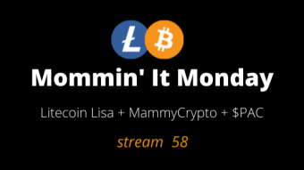 Mommin It Mondays Catch up episode October 4th guest @CryptoCrusader1 $PAC