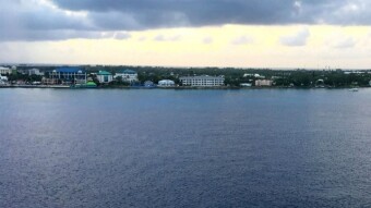 Cruising in the Western Caribbean. Day 2. Grand Cayman. George town.