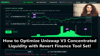 How to Optimize Uniswap V3 Concentrated Liquidity with Revert Finance Tools to get more than 60% APR