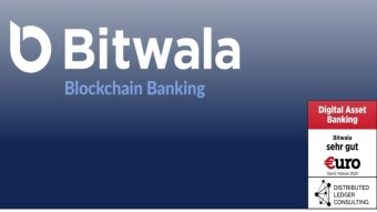 Blockchain account Bitwala awarded the grade "very good"