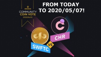 START TODAY! Binance Community Coin Vote! Chromia VS Swiftcoin!