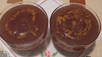 Foodbook #224  Grape Must Pudding with recipe