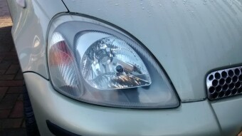 Restoring Sun-Damaged Headlight On A 2003 Toyota Yaris