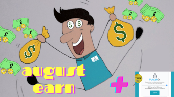 How much did I earn with Publish0x in August?