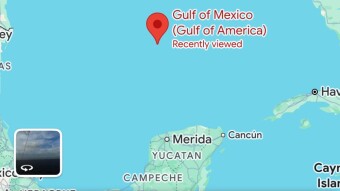 Gulf of Mexico renamed 'Gulf of America' on Google and Apple Maps