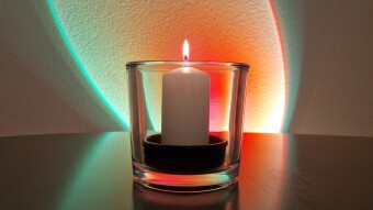 Playing with candles and lights