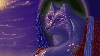 Digital art_2020. A Keeper of the World