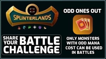 Splinterlands | Odd Ones Out Battle Challenge
