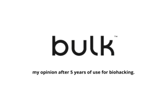 Discover my journey with Bulk™: 5 years of success in biohacking and bodybuilding !