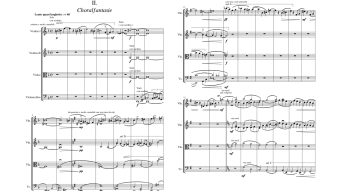 Sinfonia concertante for String Orchestra: II. Choralfantasie (Scrolling Score) [Philip Daniel; 2017]