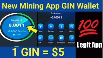 New wallet Mining app