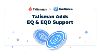 Equilibrium Partners with Talisman for EQ and EQD Support
