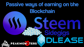 Steem sidegigs - Passive ways of earning on the Blockchain