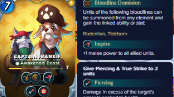 Splinterlands - Captain Frankie, Over Power or Bug?