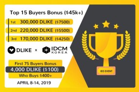 Special Bonus Dlike Tokens Offers on IDCM KOREA Ending Soon!