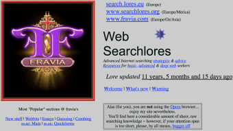 🔮 Fravia+ Classic Cracker teaches Advanced Web Searching 🔮