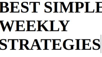 Weekly simple profitable strategies (week April 1 – April 7, 2024)