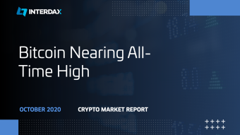 Bitcoin Price Nearing All-time High: Crypto Market Report October 2020