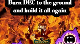 Splinterlands - Burn DEC to the ground and build it all again