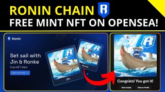 Ronin Chain 🔵| Free Mint NFTs Jin & Ronke on OpenSea Marketplace – Limited Time!