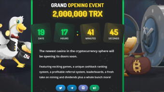 Goosebet: a new TRON Gambling Dapp/Casino! Pre-register to have a shot at the 1000 TRX welcome bonus!