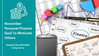 November Personal Finance Goal To Motivate Others