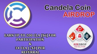 CLA | Join Candela Coib Airdrop to receive 200 CLA tokens (6 $)