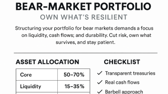 Building a Bear-Market Portfolio: Where Smart Money Flows When Hype Dies
