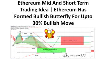 Ethereum Mid And Short Term Trading Idea | Ethereum Has Formed Bullish Butterfly For Upto 30% Bullish Move