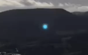 Look at the crazy blue light, what is that? Possible lens effect but funny.